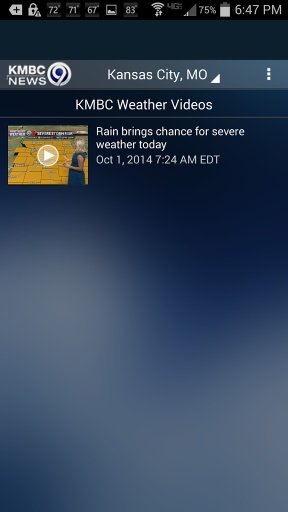 kmbc weather截图5