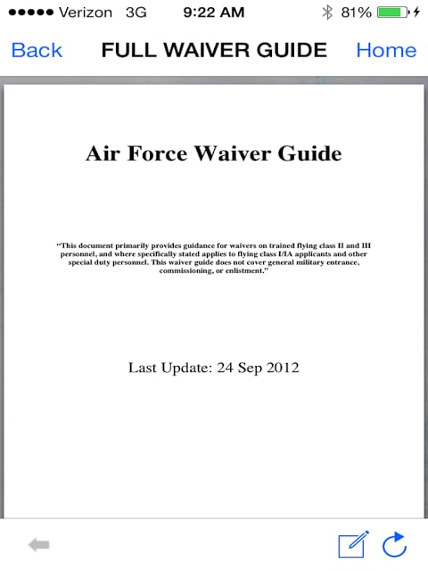 &quot;THE&quot; Waiver Guide - Air Force截图2