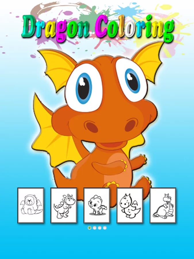 Dragon Coloring Pages Pr...截图2