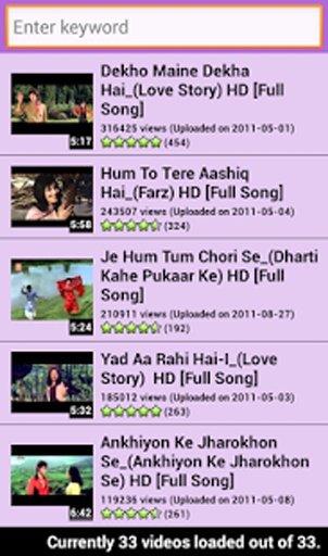 Old Hindi Video Songs HD截图4