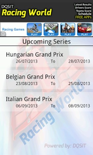 Motor Racing Schedule &amp; Result截图8