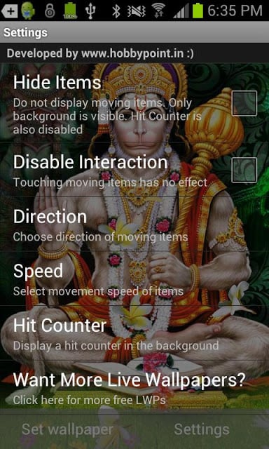 Jai HANUMAN HQ Live Wallpaper截图2