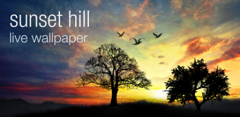 Sunset Hill Free LiveWallpaper截图2