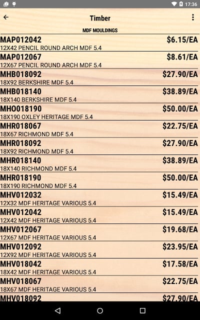 NST Price List截图8