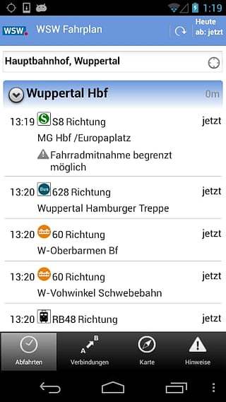 WSW Fahrplan截图1