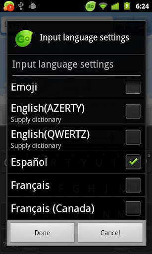Spanish for GO Keyboard截图6