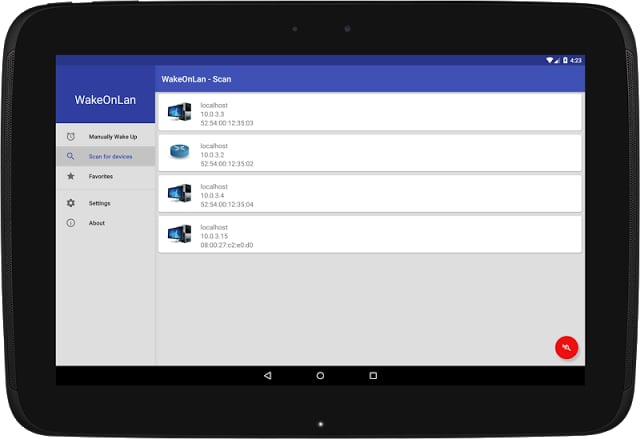 Wake On Lan - Scan截图1