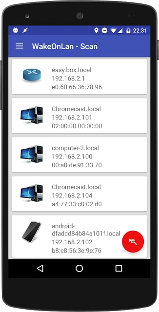 Wake On Lan - Scan截图3