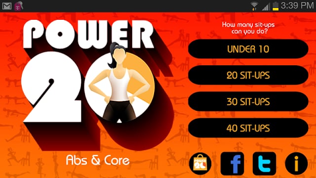 Power 20 Abs & Core Free截图2