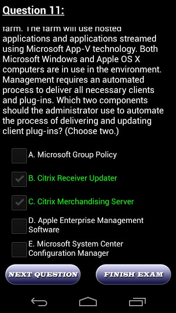 Citrix CCA 1Y0-A20 LITE截图4