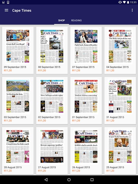 Cape Times截图2