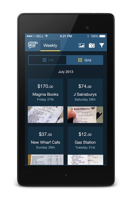 Hello Receipts - Scan Expenses截图4