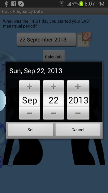 Track pregnancy Date截图2