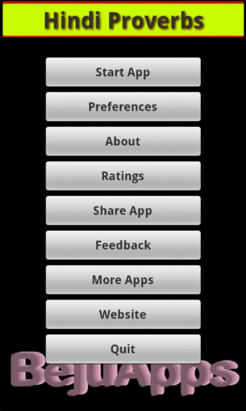 Hindi Proverbs截图3