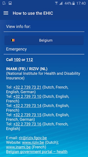 European Health Insuranc...截图2