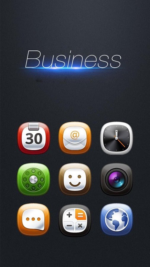 Business Hola Launcher Theme截图4