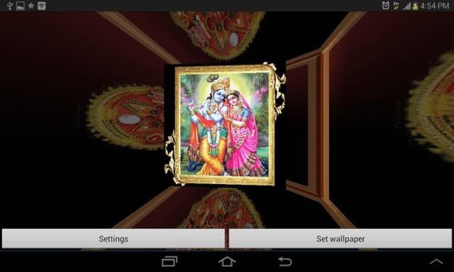 3D Shree Krishna LWP截图6