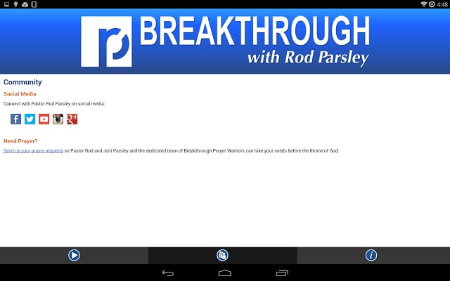 Breakthrough with Rod Parsley截图1