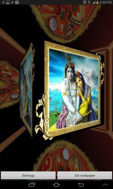 3D Shree Krishna LWP截图4