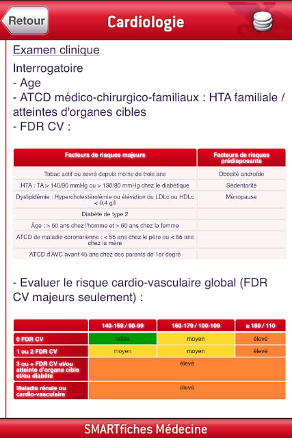 SMARTfiches Cardiologie FREE截图5