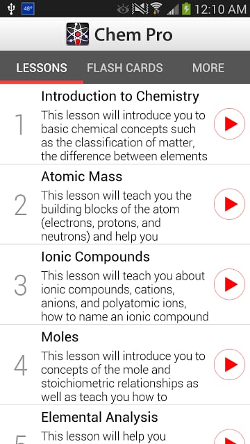 Chem Pro: Chemistry Tutor截图5