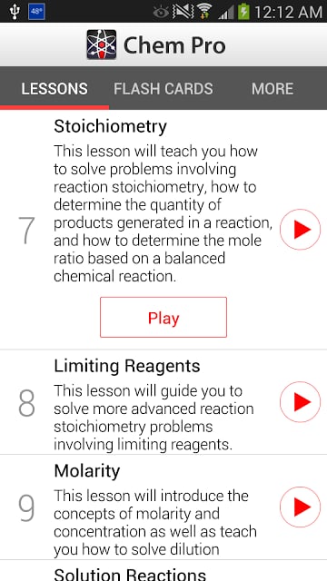 Chem Pro: Chemistry Tutor截图1