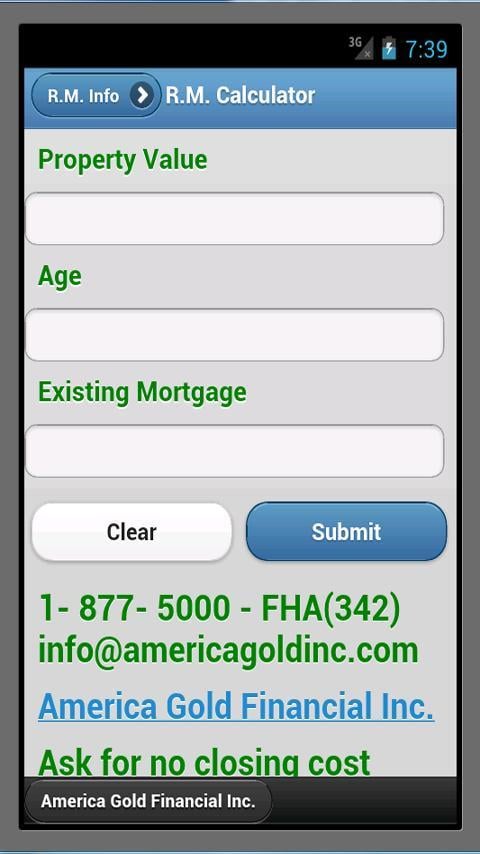 Reverse Mortgage Calculator截图4