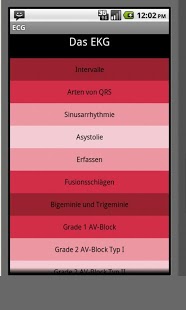 Elektrokardiogramm EKG Typen截图6