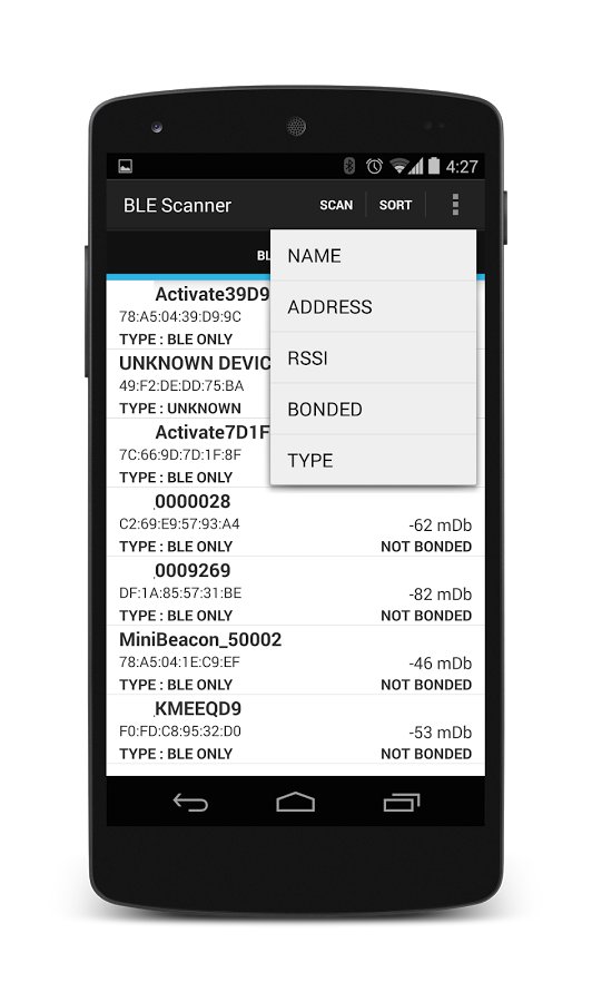 BLE Scanner: Read,Write,Notify截图9