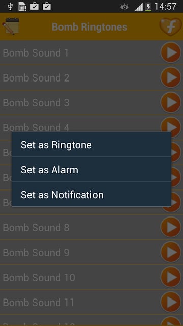 Bomb Sounds Blast Ringtones截图4