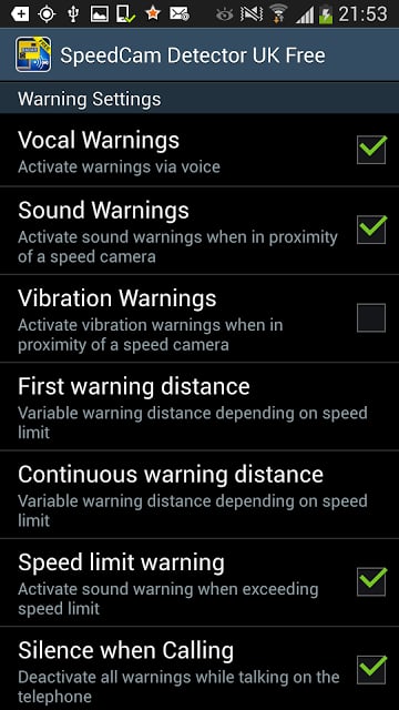 Speed Camera Detector Free截图1