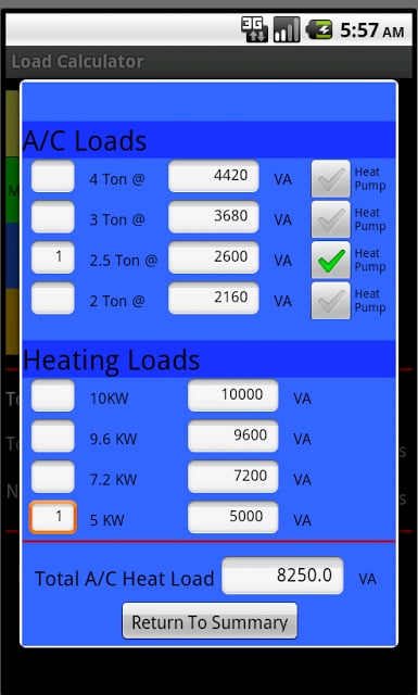 Load Calculator截图8