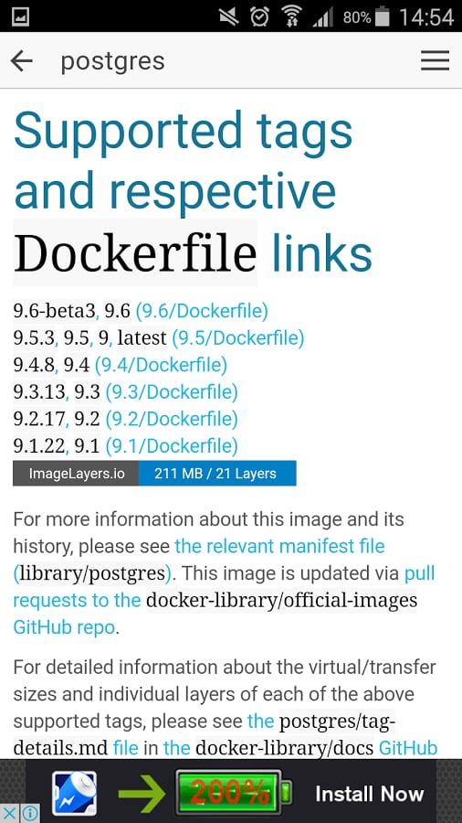 Docker枢纽搜索:Docker Hub Search截图3