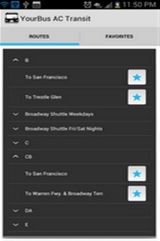 YourBus AC Transit截图2