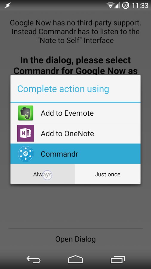 Commandr for Google Now截图10