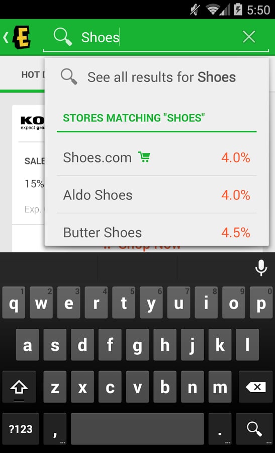 Ebates Cash Back & Coupons截图8