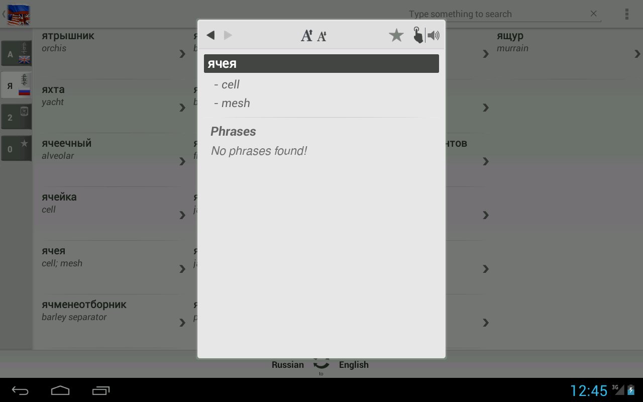 俄英词典 Dictionary Russian English截图1