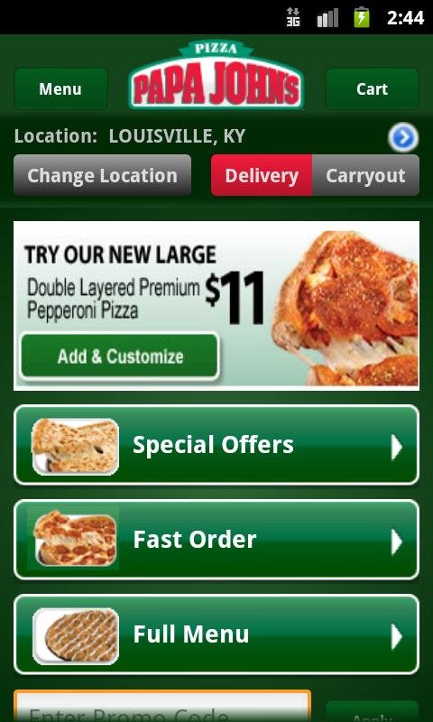 Papa John's Pizza截图5