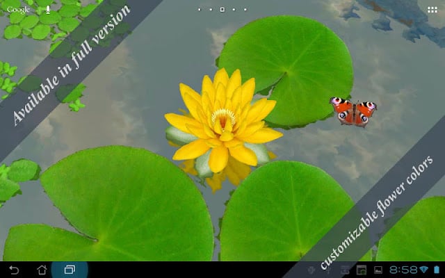 3D Lotus Live Wallpaper Free截图10