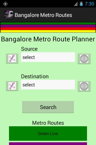 Bangalore Namma Metro Routes截图3