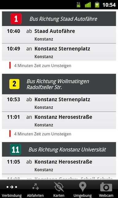 FahrInfo Konstanz截图4