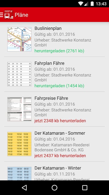 FahrInfo Konstanz截图7