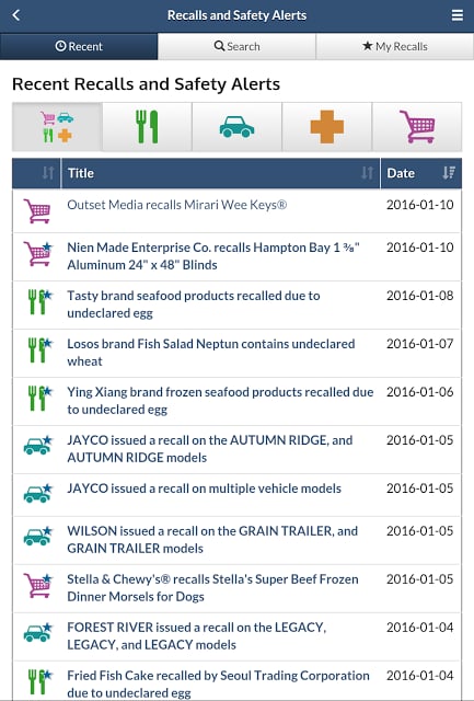 Recalls and Safety Alerts截图10