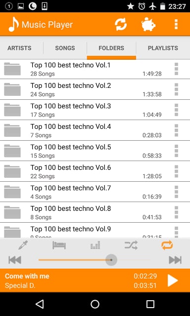 Folder Music Player Colo...截图2