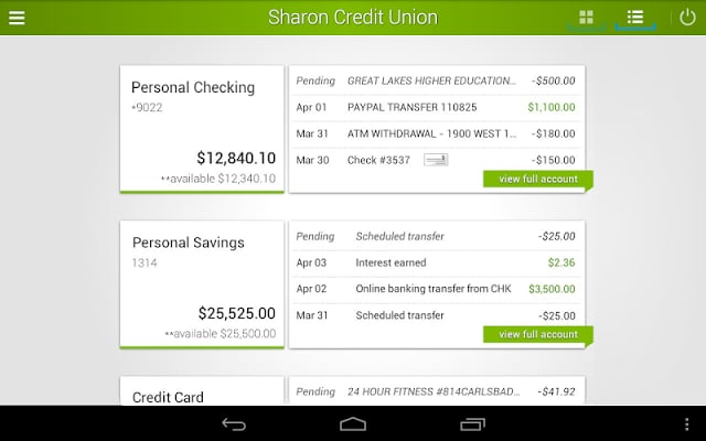 Sharon Credit Union Mobile截图6