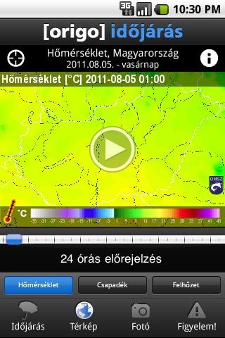 Origo Időj&aacute;r&aacute;s截图3