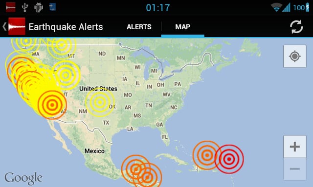 Earthquake Alerts Tracker截图1