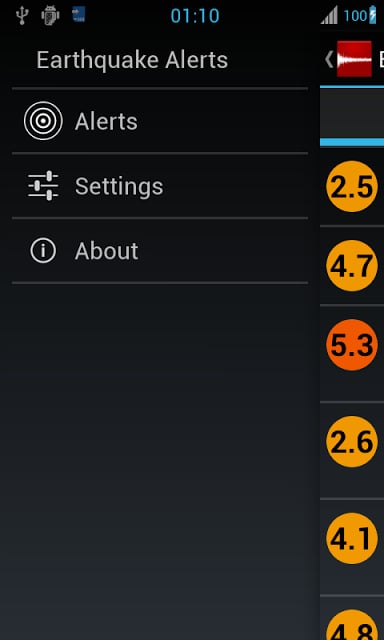 Earthquake Alerts Tracker截图3