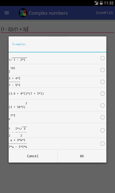 Complex numbers calculator截图11