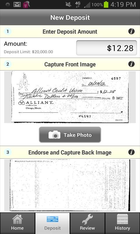 Alliant Mobile Deposit截图8